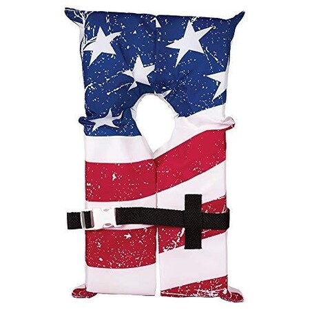 Kwik Tek Type Ii Life Vest, Stars StripesAdult 10000-15-A-US